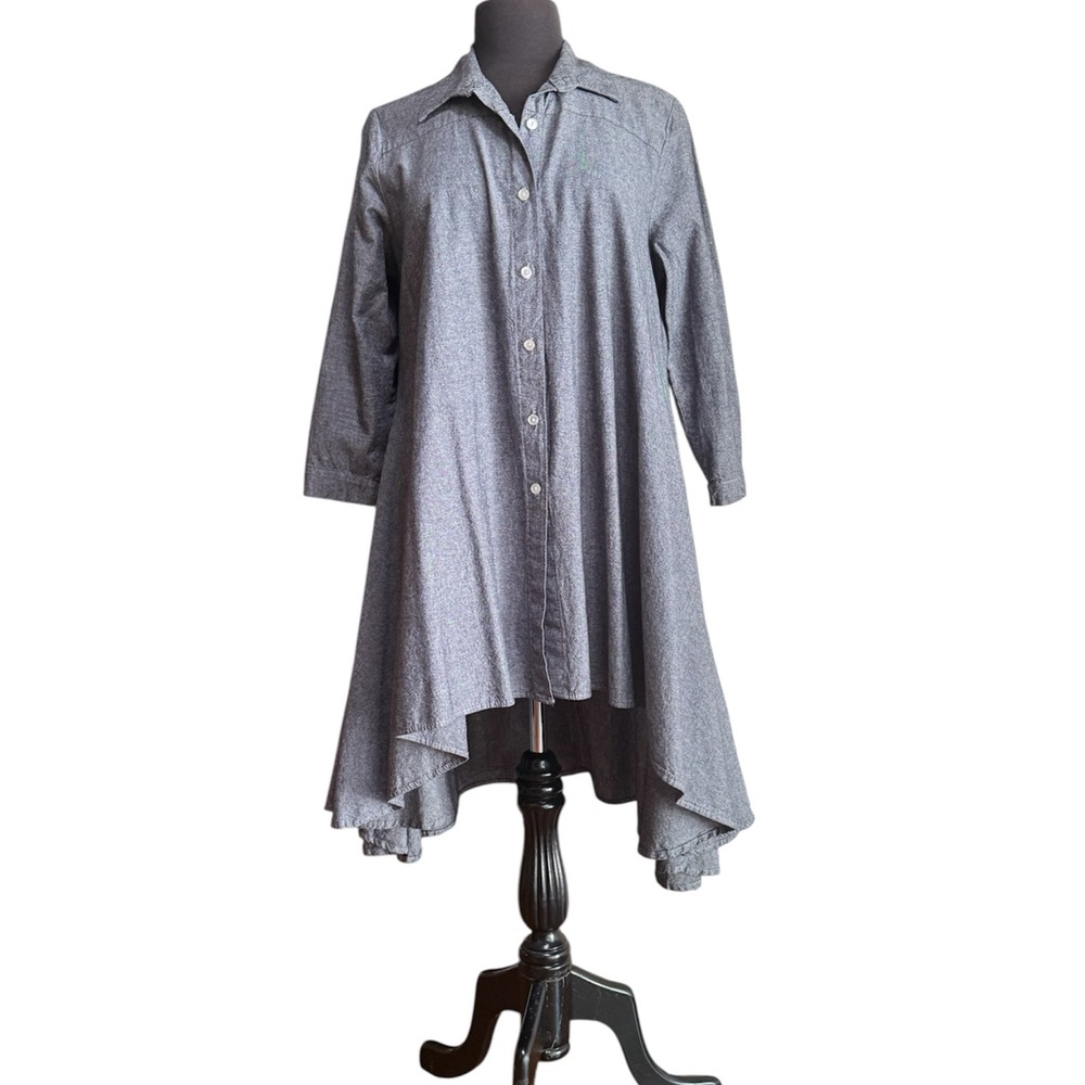 Vamp Chic Asymmetrical Gray Dress/Tunic